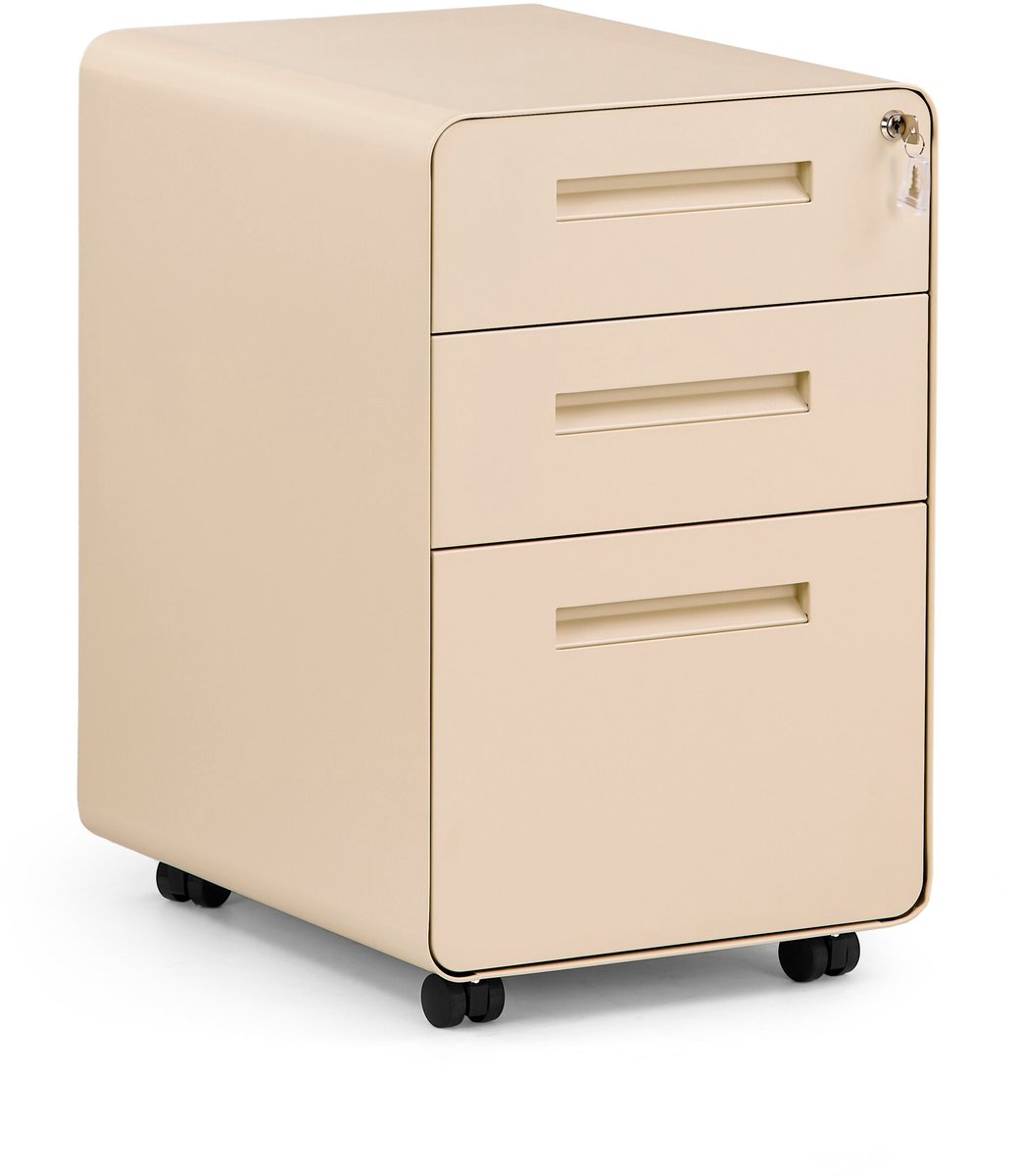 Rolcontainer COLOR PLUS I metaal beige hjh OFFICE