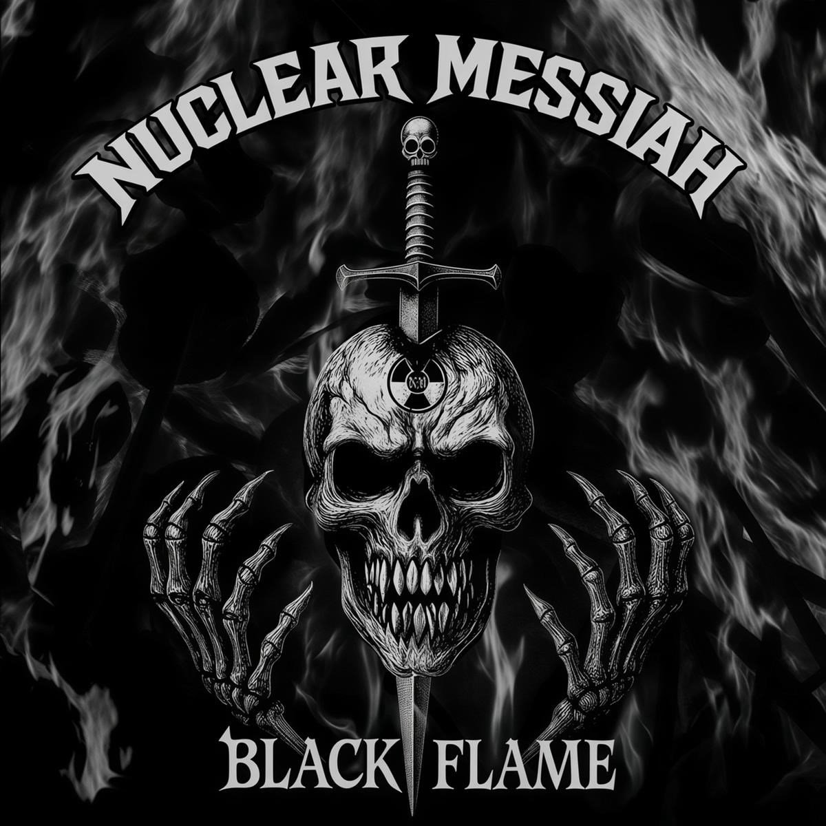 Nuclear Messiah - Black Flame (LP) (Coloured Vinyl)