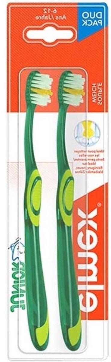 Kinder Tandenborstels - Zachte Borstels - Dagelijkse Mondhygiëne - Speciaal Ontwerp - 2 Stuks - Blauw