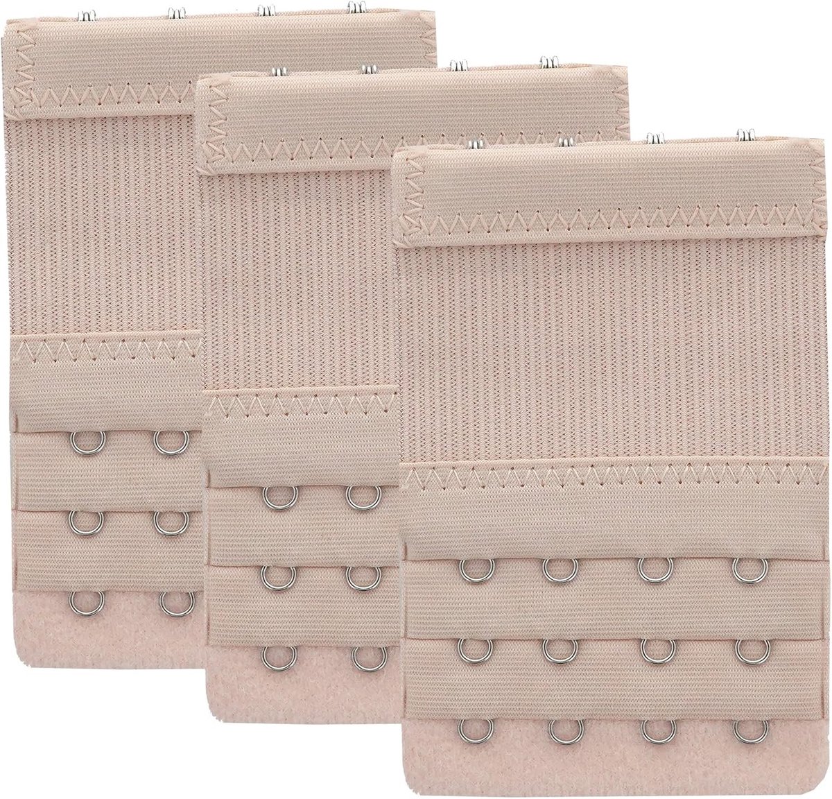 Set van 6 Bh Verlengingen met 2 en 3 Haakjes, Zacht en Elastisch voor Comfortabel Draaggemak