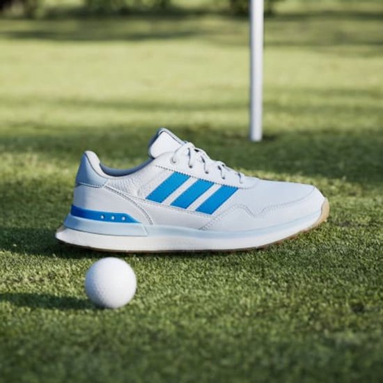Adidas Dames S2G 26 Leather Spikeless Golfschoenen Wit-Blauw van Merkloos — afbeelding 5