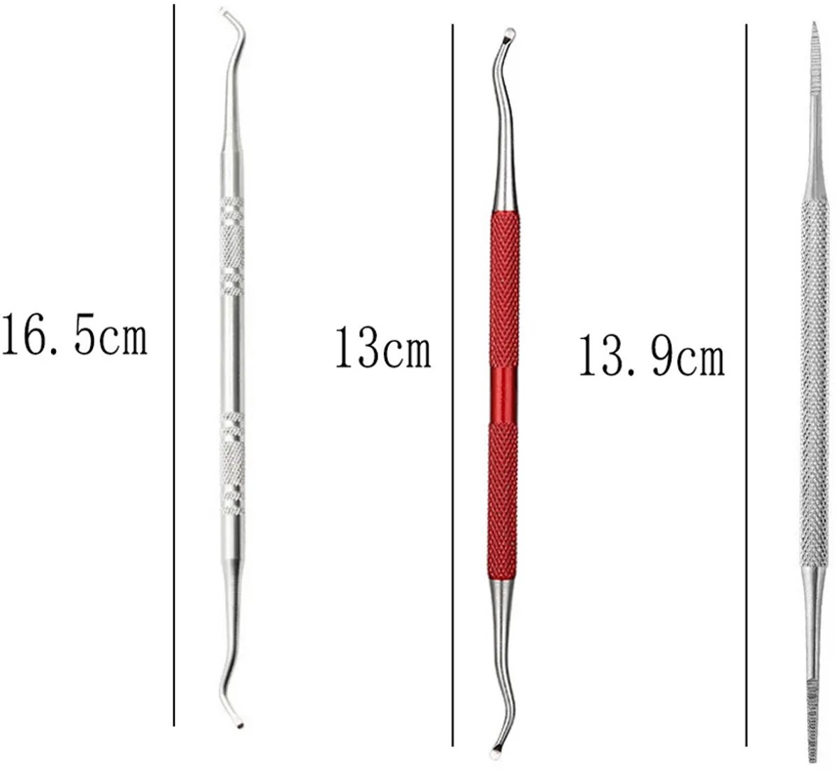 Nagelhoeklifter, nagellifter, nagelplooitool, voetverzorgingstool, nagelriemduwer
