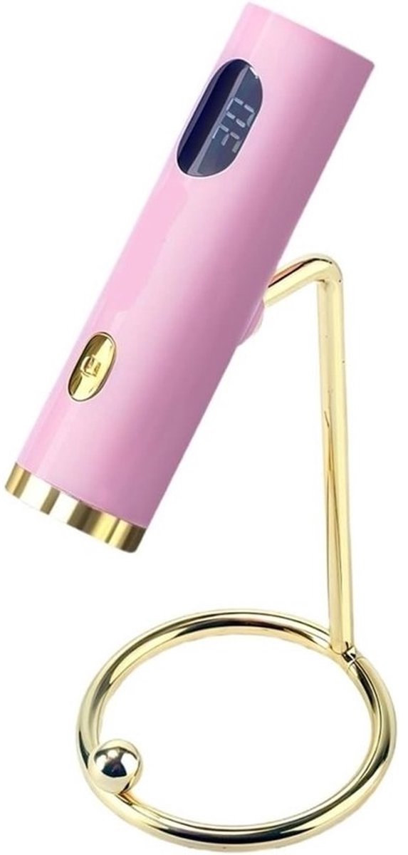 Nageluithardingslamp - UV nagellamp - Gelnagels drogen - Afneembare standaard - Handzaam ontwerp - Roze