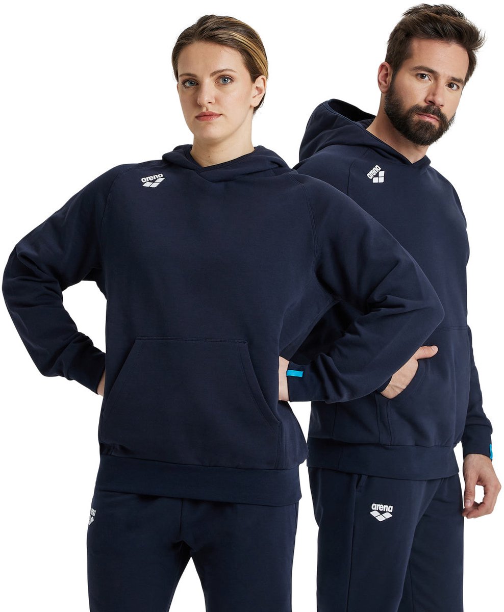 Arena Trui Team Hooded Sweat Panel Marine