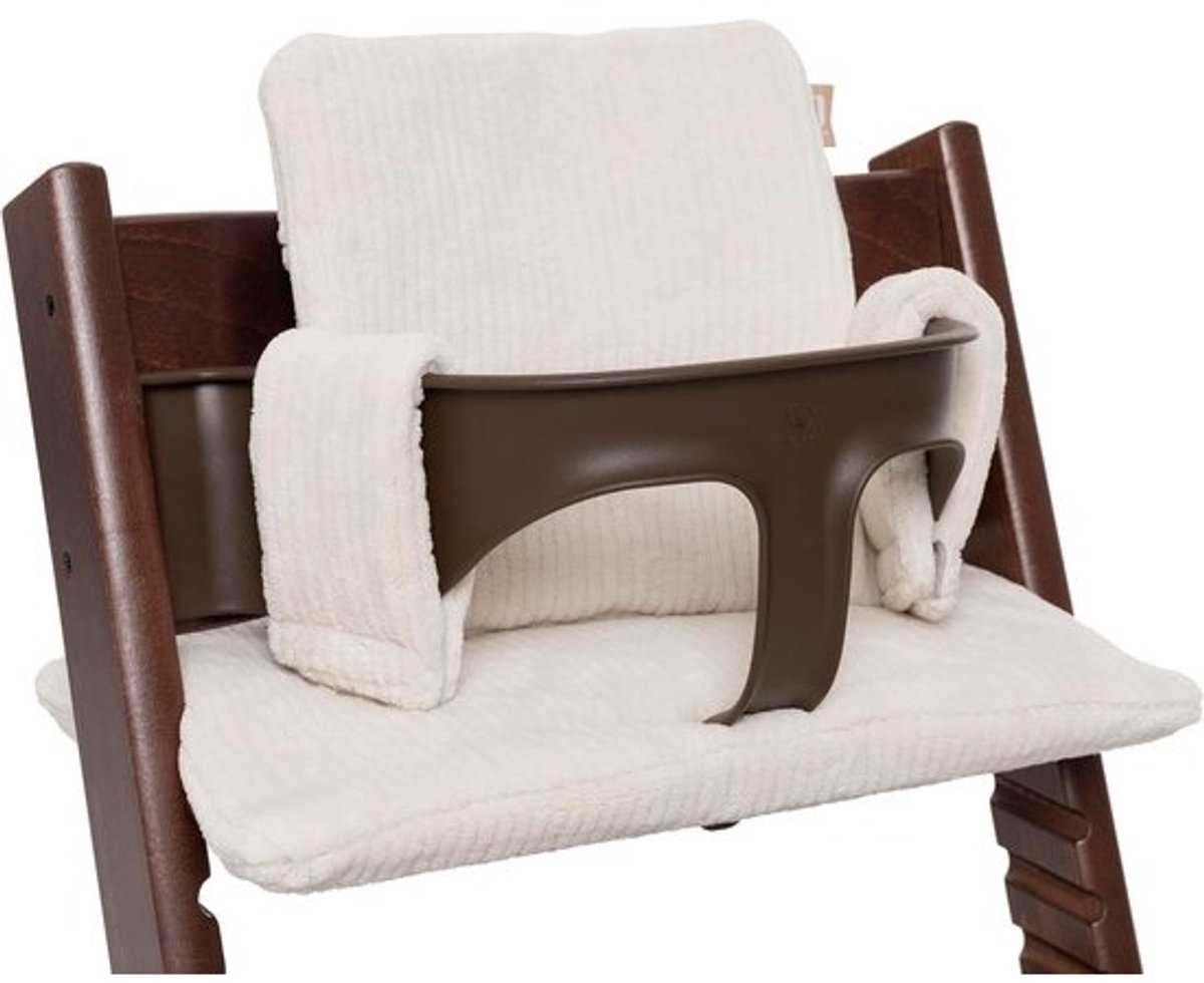 Stoelverkleiner - Kinderstoel Kussen - Comfortabel Eten - Extra Zachte Voering - 27 x 45 cm - Oatmeal