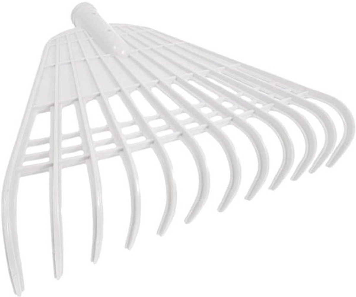 Kunstgrashark Tuin - Blad Hark - Gazon Onderhoud - Lichtgewicht Ontwerp - 40 cm Werkbreedte - Wit