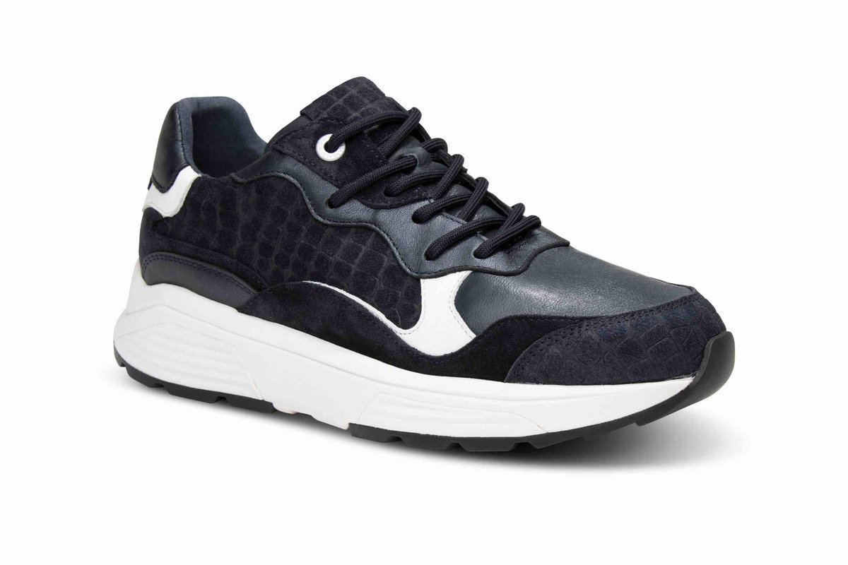Xsensible Stretchwalker - Dames sneaker - Artikel Rainbow 33011.3.262 - Donkerblauw - Maat 43