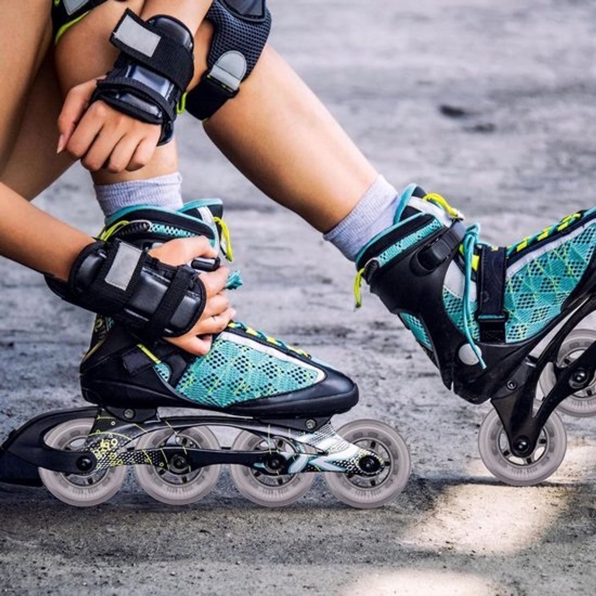 Inline Skate Wielen 76mm met Lagers - Duurzame Rollerblade Wielen voor Binnen en Buiten (4 Stuks, Zilver)