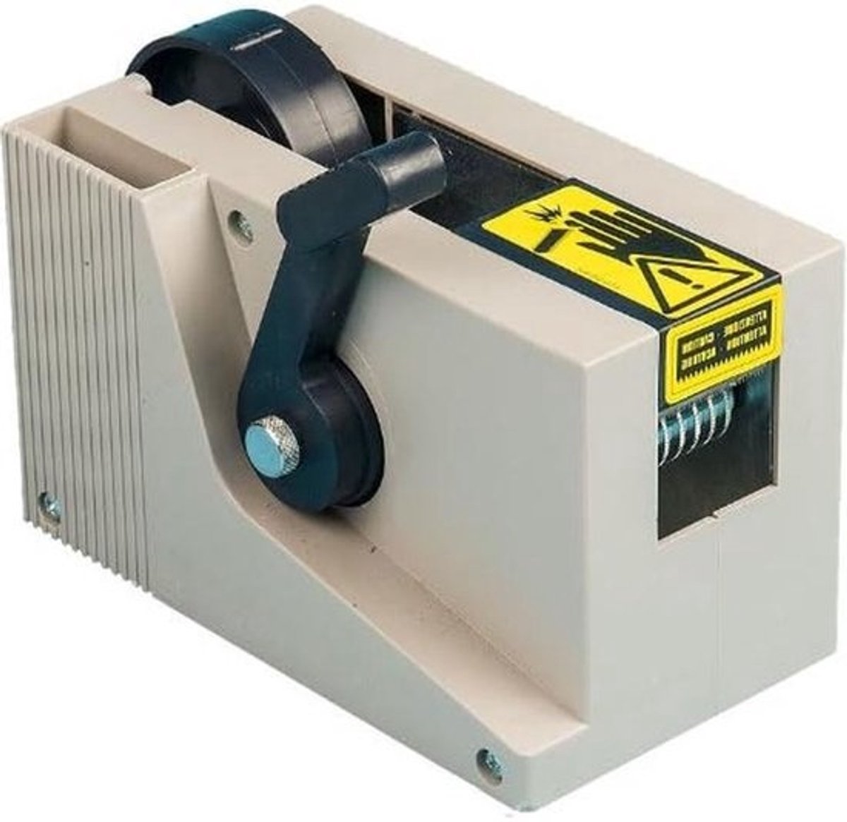 Tape Dispenser - Rolhouder - Verpakken en verzenden - Handmatig - Voor 1 inch tape - Grijs
