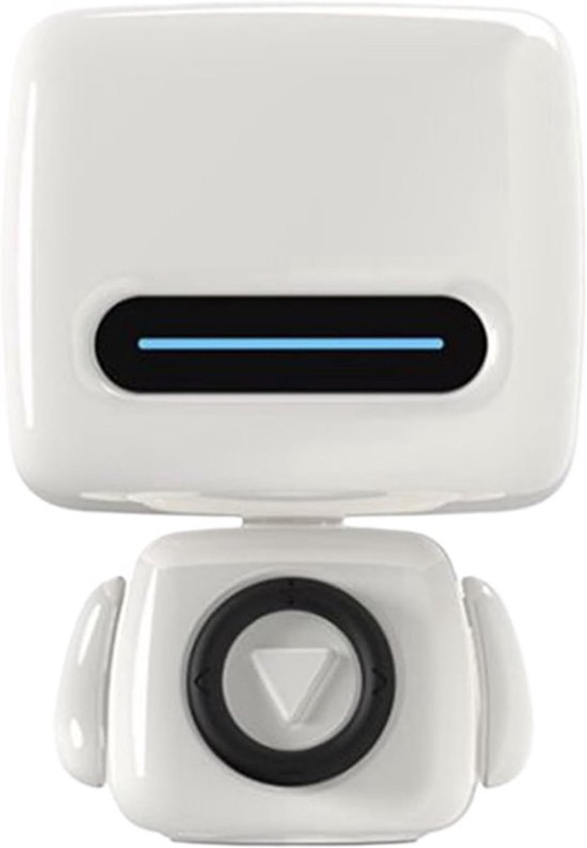 Draagbare Speaker - Robot Speaker - Muziek Luisteren - Waterdicht Ontwerp - 7.4x5.1x5.0 cm - Wit