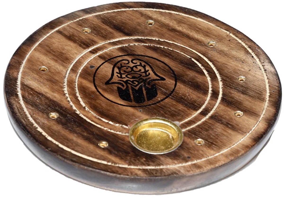Mangohouten wierookbrander - stokje - kegelbrander - decoratief