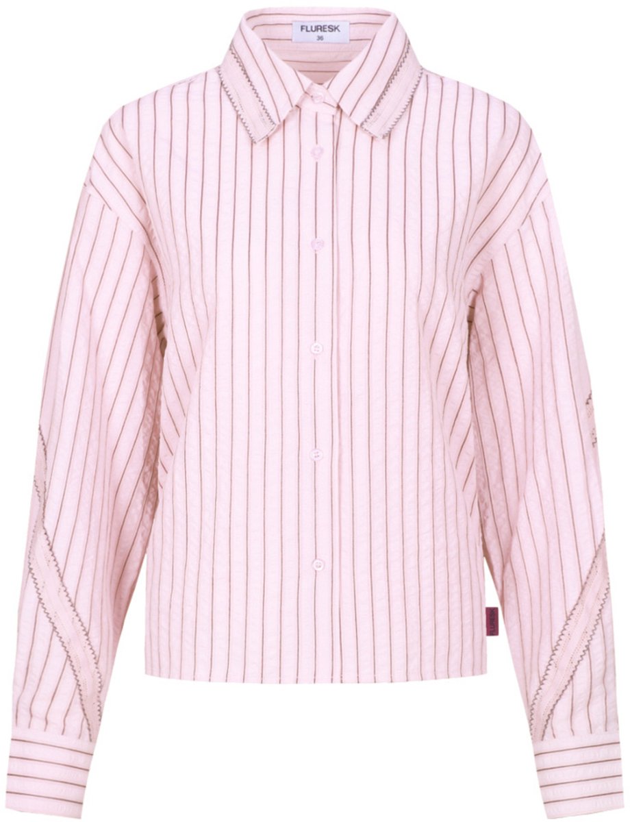 Fluresk Blouse Chloe Blouse 26nqf17 235 Rose Quartz Dames Maat - W40