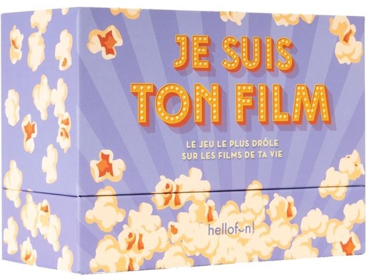 Filmspel - Partyspel - Filmquiz - Interactief - 14.6 x 6.8 x 10.5 cm - Paars