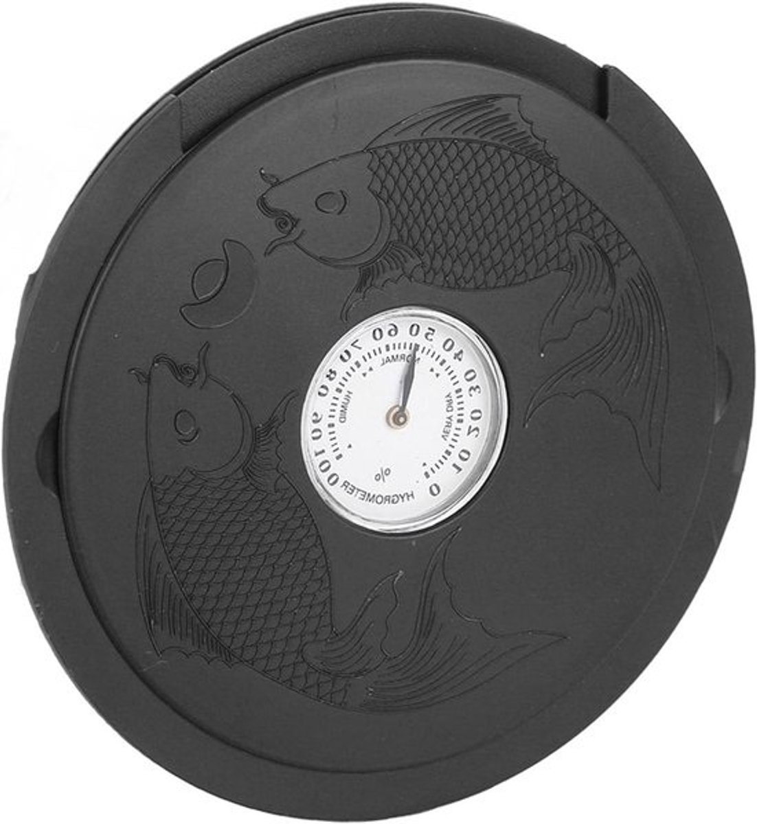 Gitaar Luchtbevochtiger - Gitaar Hygrometer - Gitaar Onderhoud - Met Ingebouwde Hygrometer - 16 x 14 x 2 cm - Zwart