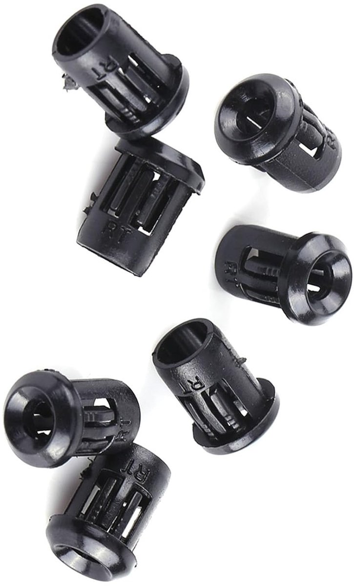 Duurzame LED Lamp Socket Houder voor 3mm, 5mm, 8mm en 10mm LED Verlichting - 50 Stuks Nylon Montageclips voor Projecten en Creatieve Toepassingen