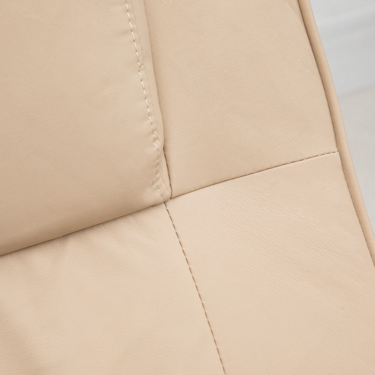 YYchan fauteuil met voetenbank - wit - 77 x 84 x 95 cm