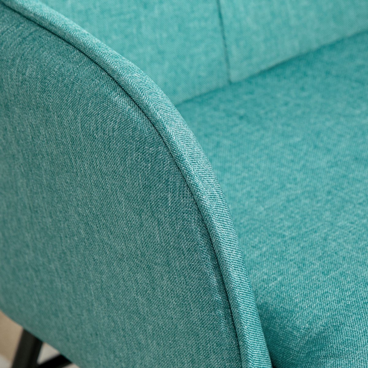 YYchan fauteuil met voetenbank - groen - 64 x 89 x 90 cm