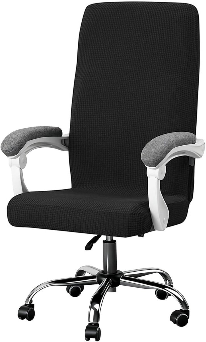 Thijox - Bureaustoel Overtrek - Verwijderbare Armchair Coating - Elastisch en Wasbaar - Bescherming tegen Stof - Gaming Stoel Bekleding - Perfect voor
