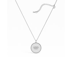 je stralende ogen, je onbetaalbare lach, bij jou wil ik zijn, iedere dag ketting - ketting met hanger - mensen die liefde willen delen naar iemand - Valentijnsdag - cadeautje - verjaardagscadeau - ketting dames - ketting heren