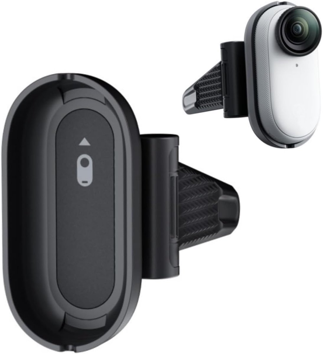 Thijox - Camera Helm Mount voor 360 GO 3S/360 GO 3 - Sterk ABS-kunststof - Motorfiets Helm Liner Mount Strap Beugel - Ideaal voor Actiesporten