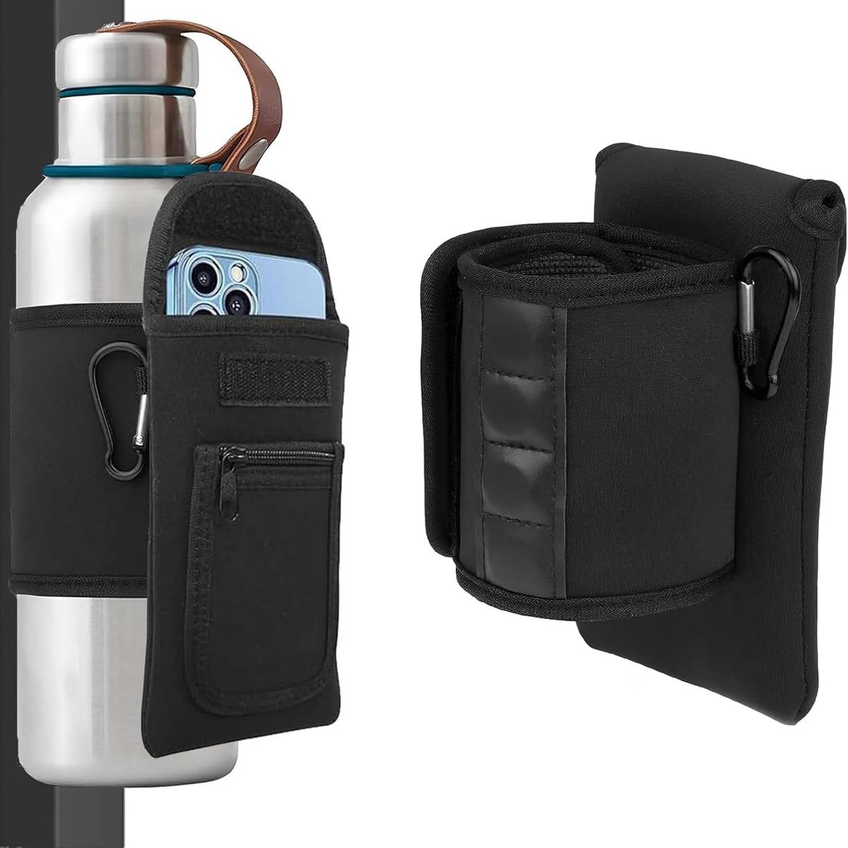 Thijox - Magnetische Gymtas met Telefoonvakjes, Waterafstotende Flessentas voor Sport, Sleutels en Telefoon, Ideaal voor de Gym, Fitness en Buitenacti
