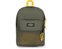 EASTPAK sac d'école sac à dos pour ordinateur portable Pinnacle 38L Kontrast Khaki Yellow olive