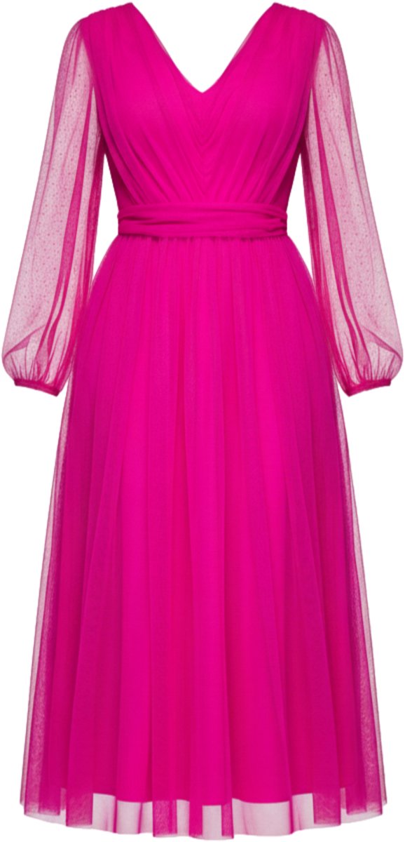 LARICA Jurk - Viscose - Rits - Jurk Zwart L