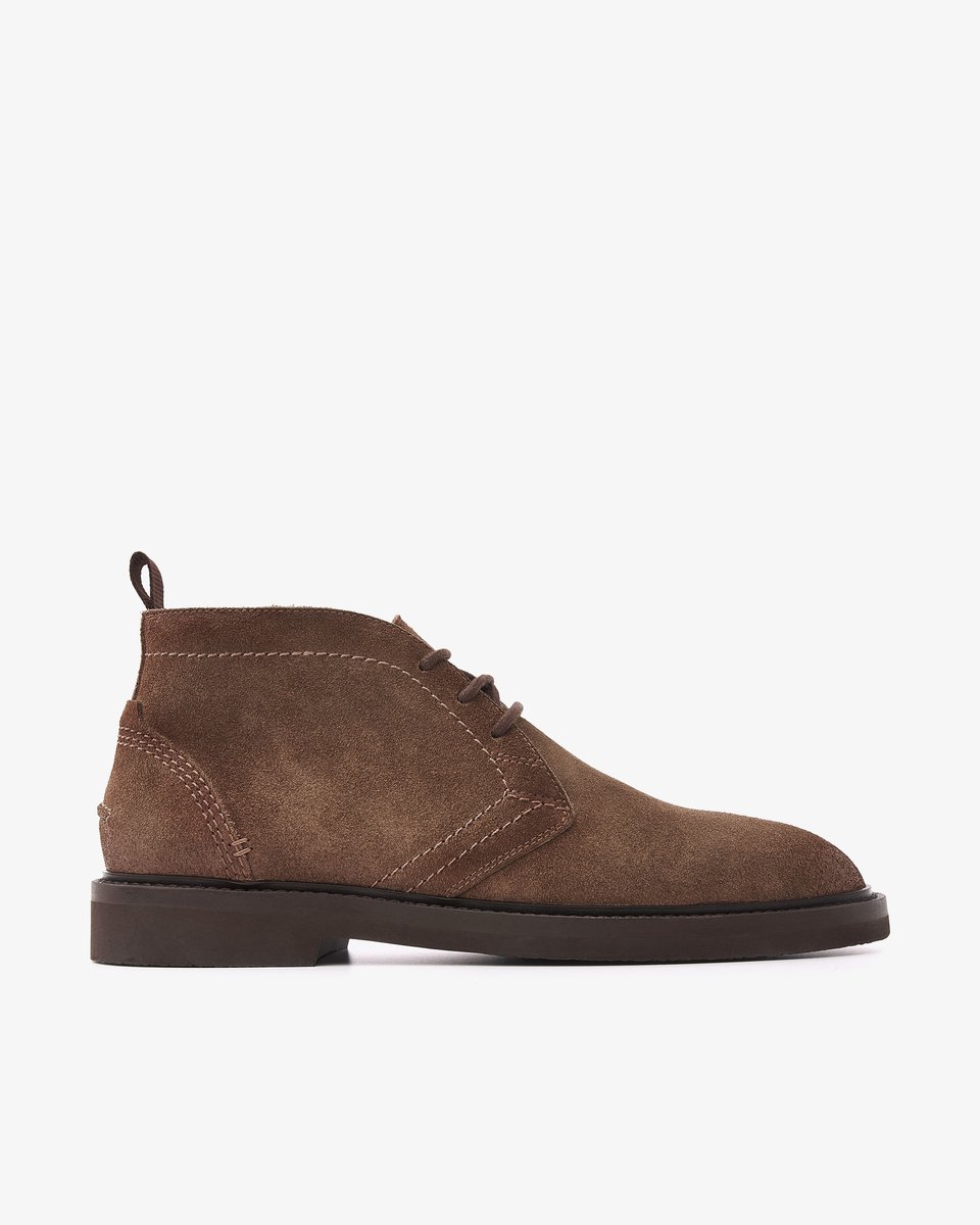 VIA VAI Lewis Myles Desert boots Heren - Suède - Bruin - Maat 42