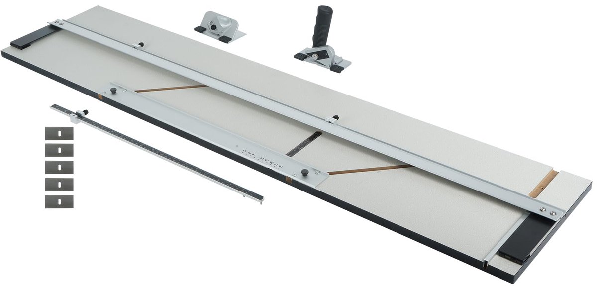 SnelShoppen - MYOYAY Passagiersnijder Set - Hoge Precisie Passe-Partout Cutter met Schuine en Rechte Snijkoppen - Fotosnijmachine voor Papiersnijder,