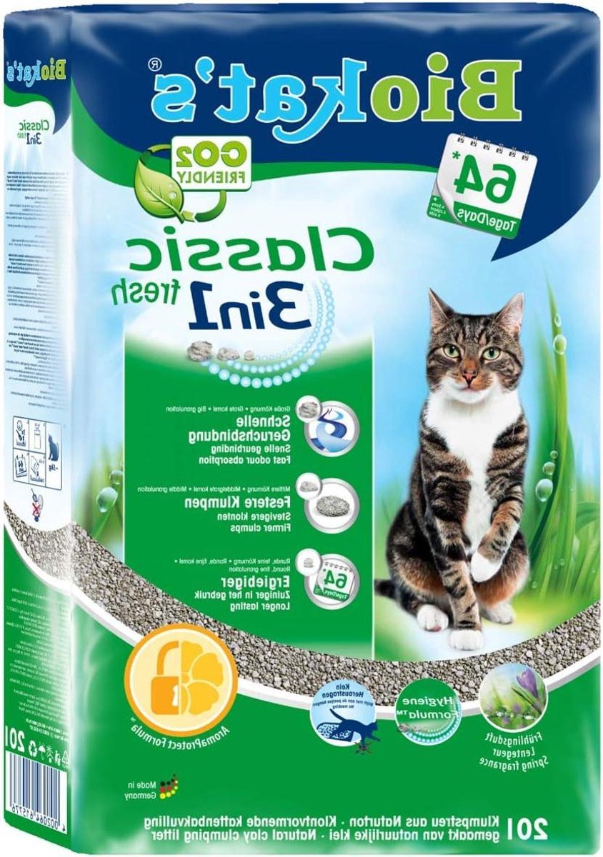 Kattenbakvulling - Klaver Geur - Frisse Geur - 3-in-1 Werking - 20 Liter - Niet Van Toepassing