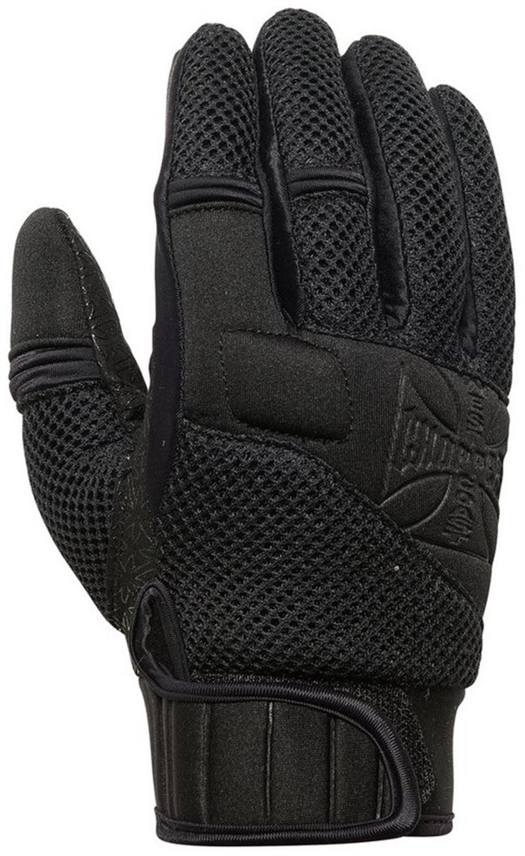 WCC West Coast Choppers motorhandschoenen van neopreen, Statement Black