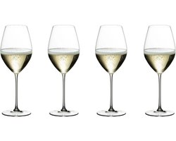 Riedel Wijnglazenset - Champagneglazen - Flutes - Veritas - 449 ml - 4 Stuks