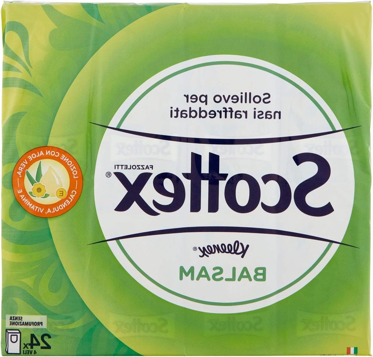 Balsam Zakdoekjes - Verzachtende Tissues - Voorkomt Schrale Neus - Met Calendulaolie - 24 x 9 Stuks - Wit