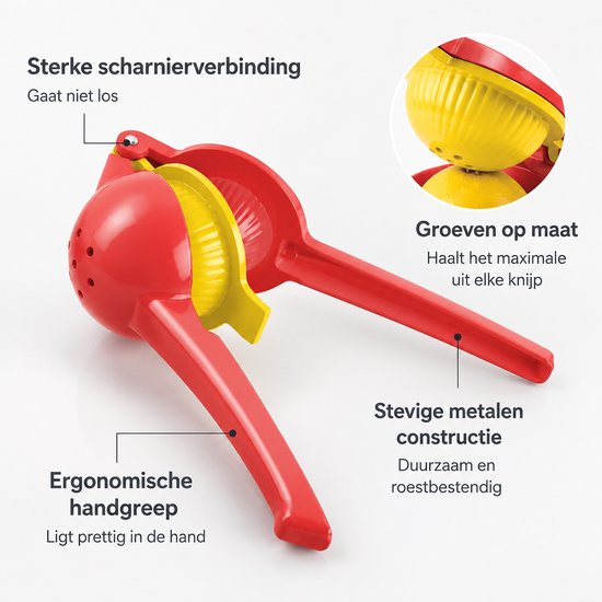 BOTC Citroenpers - Limoenpers - Handcitruspers - Citrusknijper - Handpers - Fruitpers van Merkloos — afbeelding 3