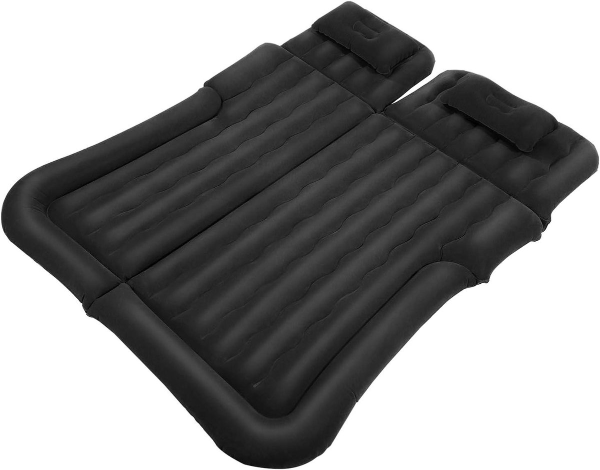 Luchtbed Matras - Opblaasbaar - Kamperen Reizen - Inclusief Pomp - 1.7 x 1.2 m - Zwart