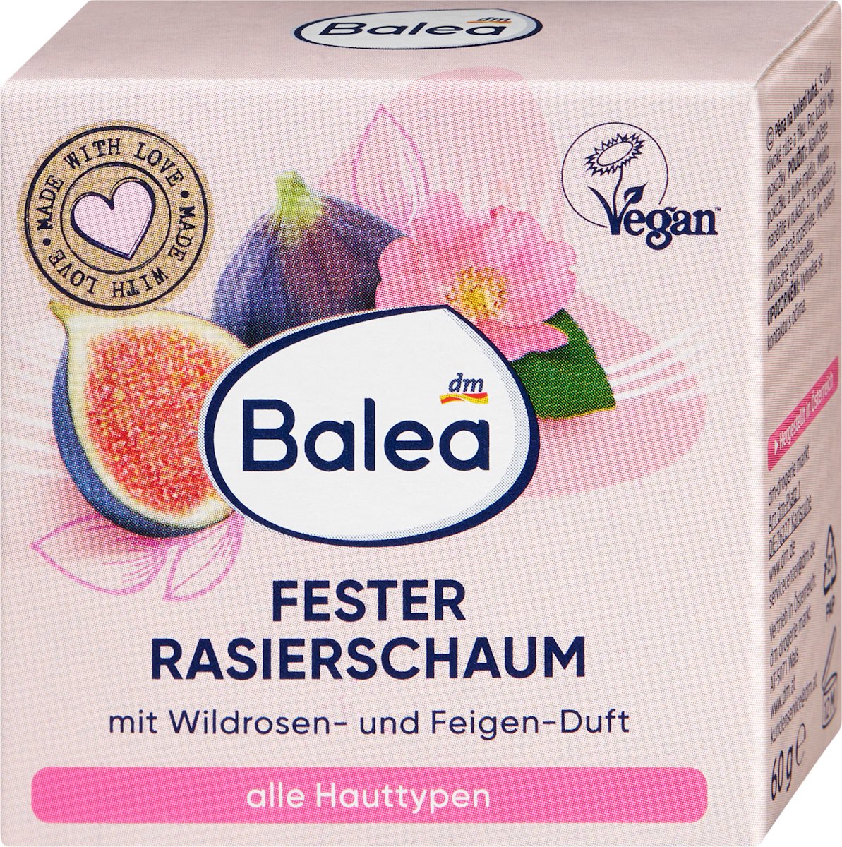 Balea Vast Scheerschuim Wildroos – 60 g