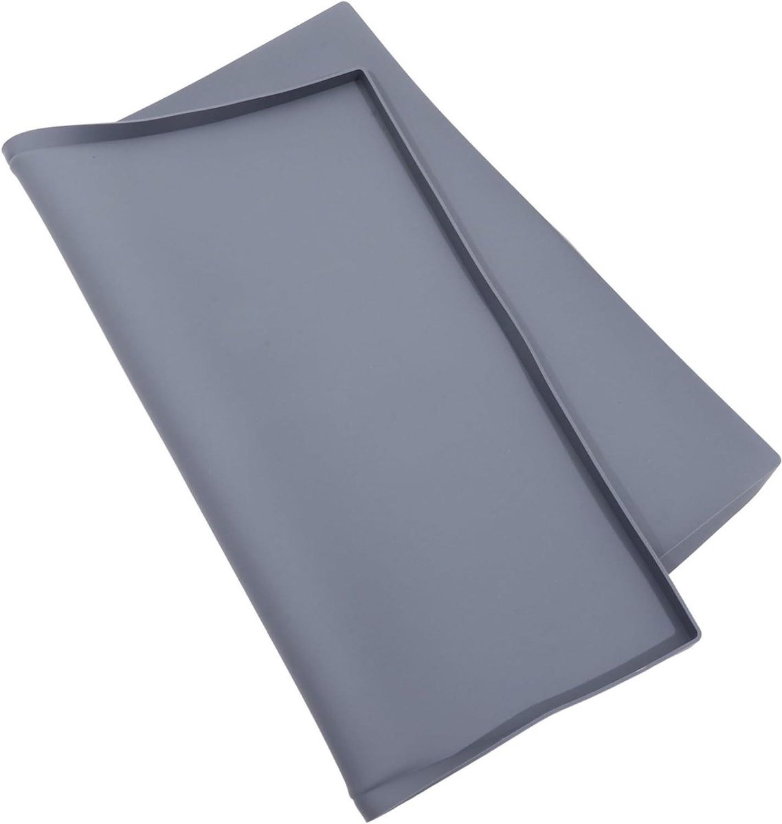 Wasmachine Droger Hoes - Apparaat Beschermer - Apparaten Beschermen - Antislip Siliconen - 60x50cm - Grijs
