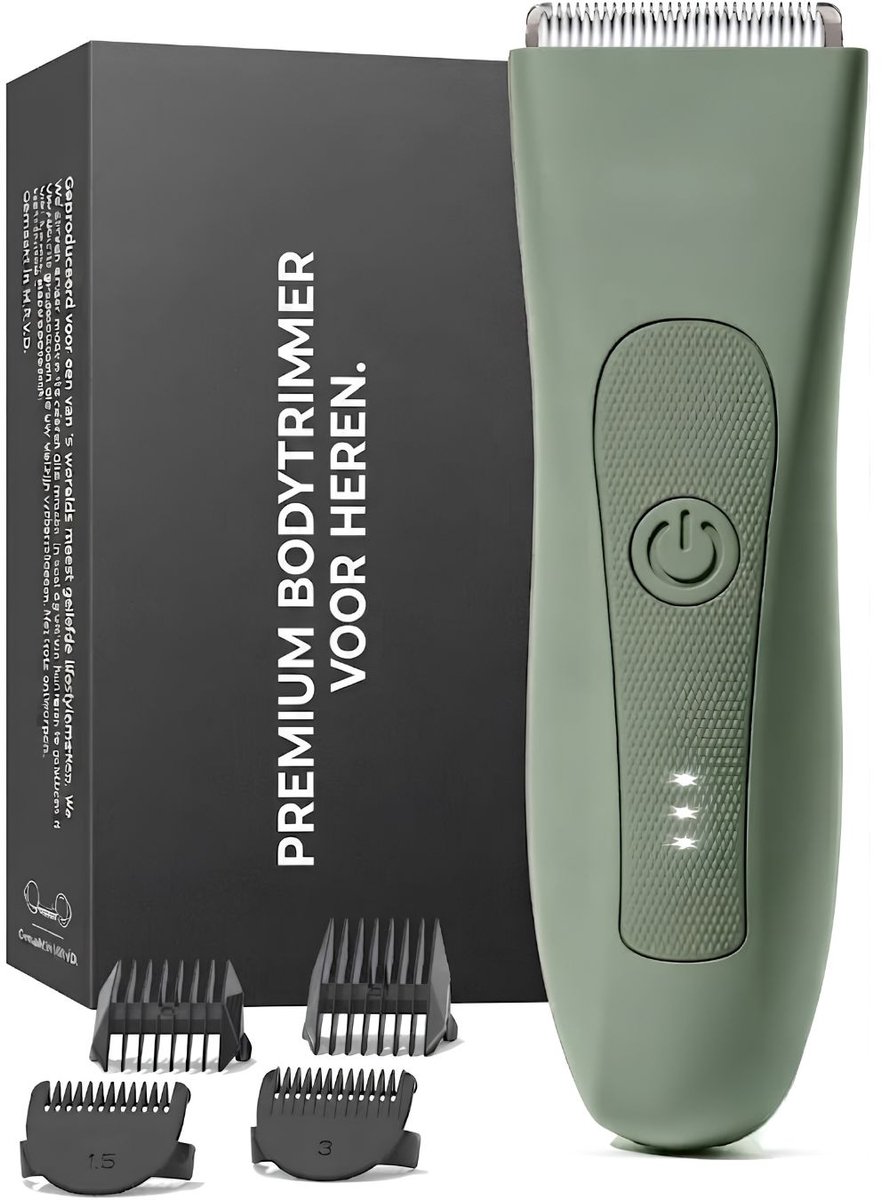 JCP® Bodygroomer Mannen - Trimmer Mannen - Trimmer - Groen - 18cm x 9cm x 7cm