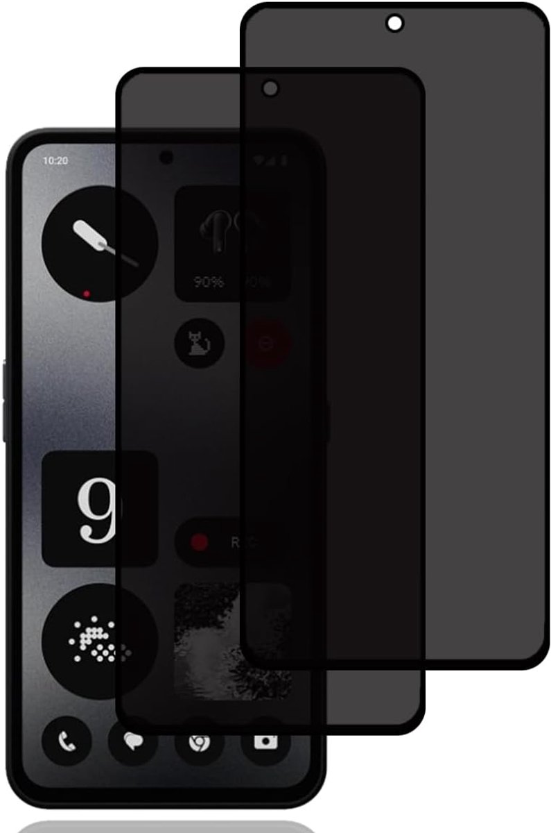 Screen Protector voor Nothing CMF Phone 1 [2 stuks] | anti-spy gehard glas film,9H hardheid,krasbestendig,hoge gevoeligheid,anti-spy schermbeschermer voor Nothing CMF Phone 1