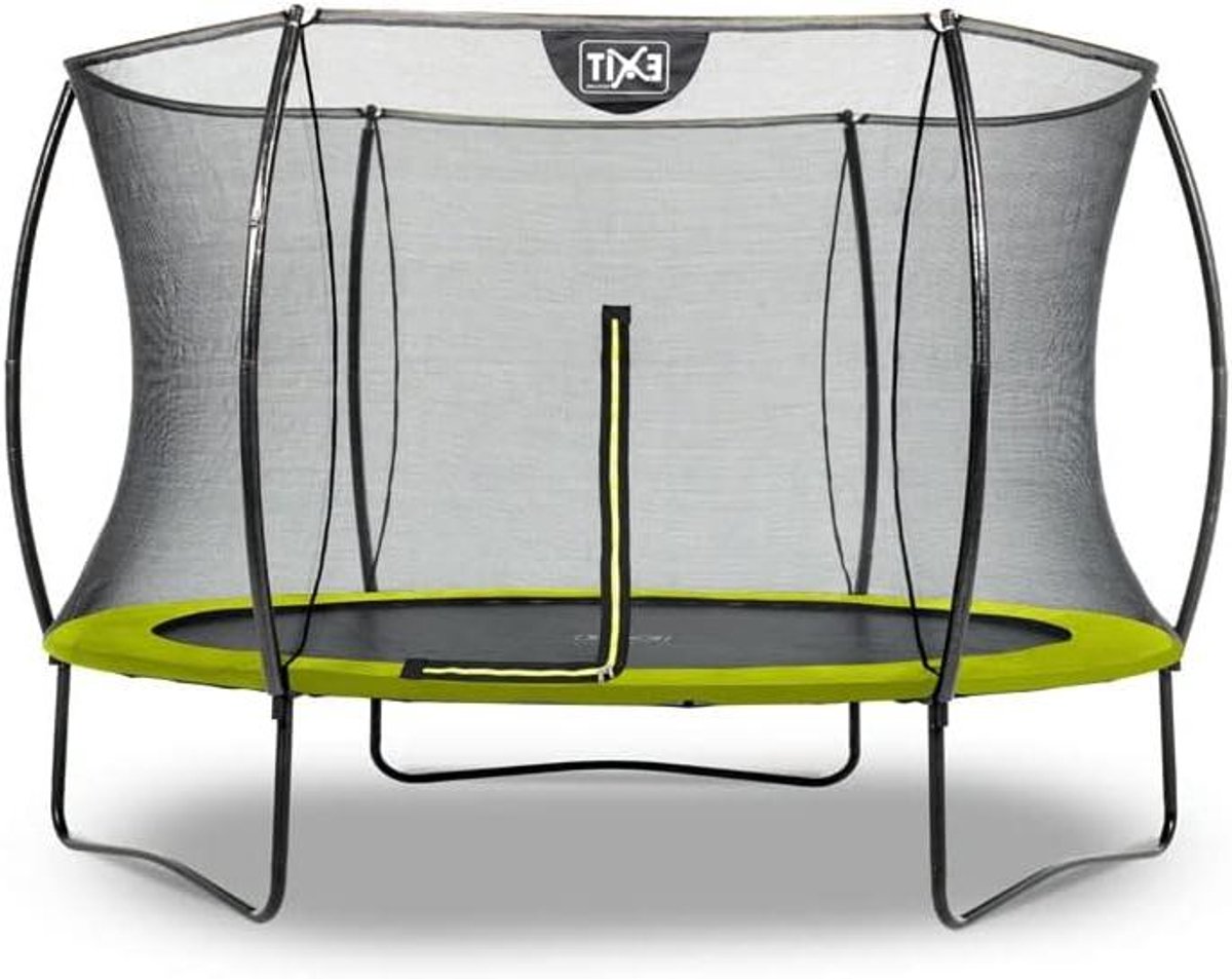 Tuin Trampoline - Ronde Buiten trampoline - Buiten spelen - Veiligheidsnet inclusief - 305 cm - Groen