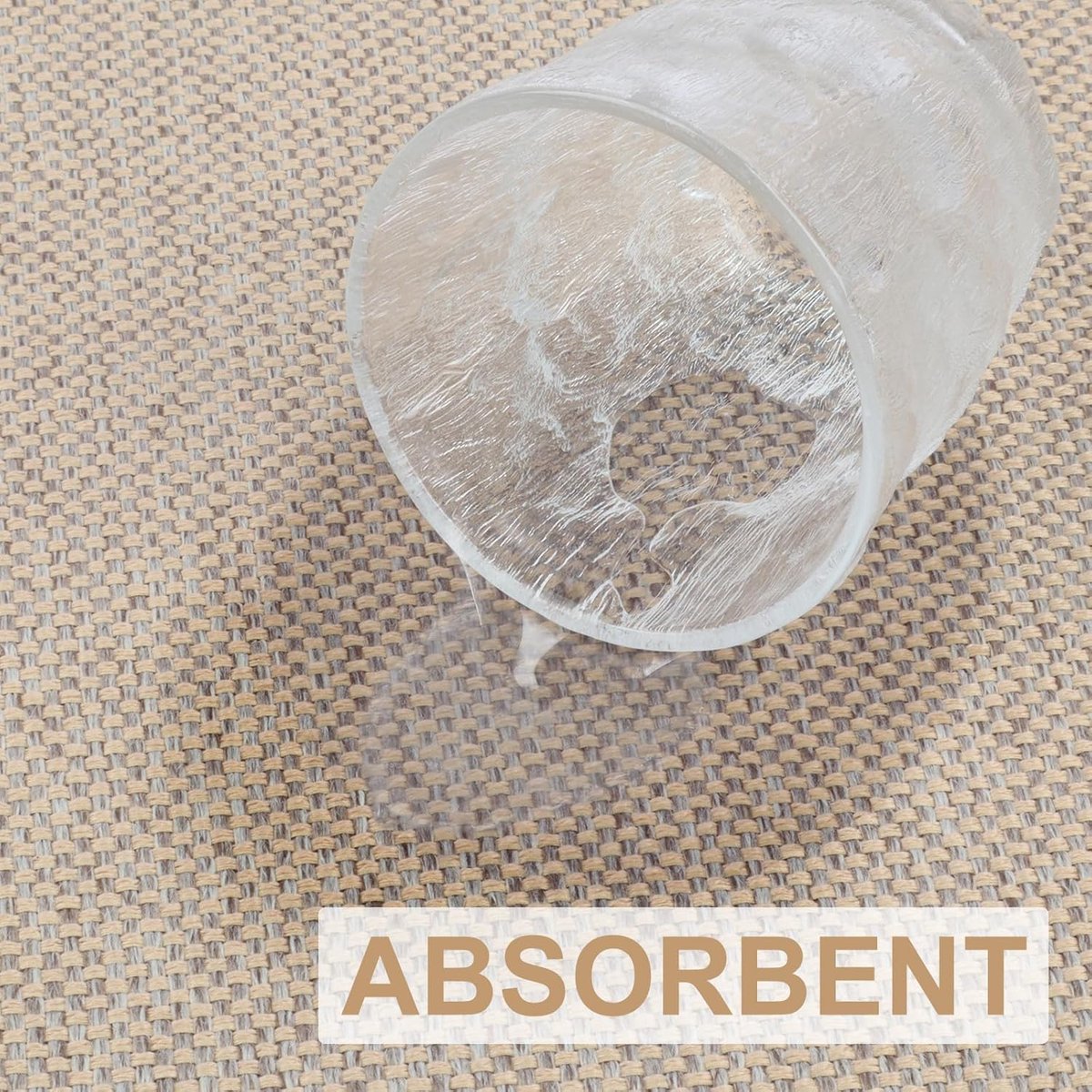 SnelShoppen - Wasbaar Keukentapijt 60 x 180 cm, Antislip Beige Keukenloper, Absorberende Tapijtloper voor Keuken, Hal en Wasruimte