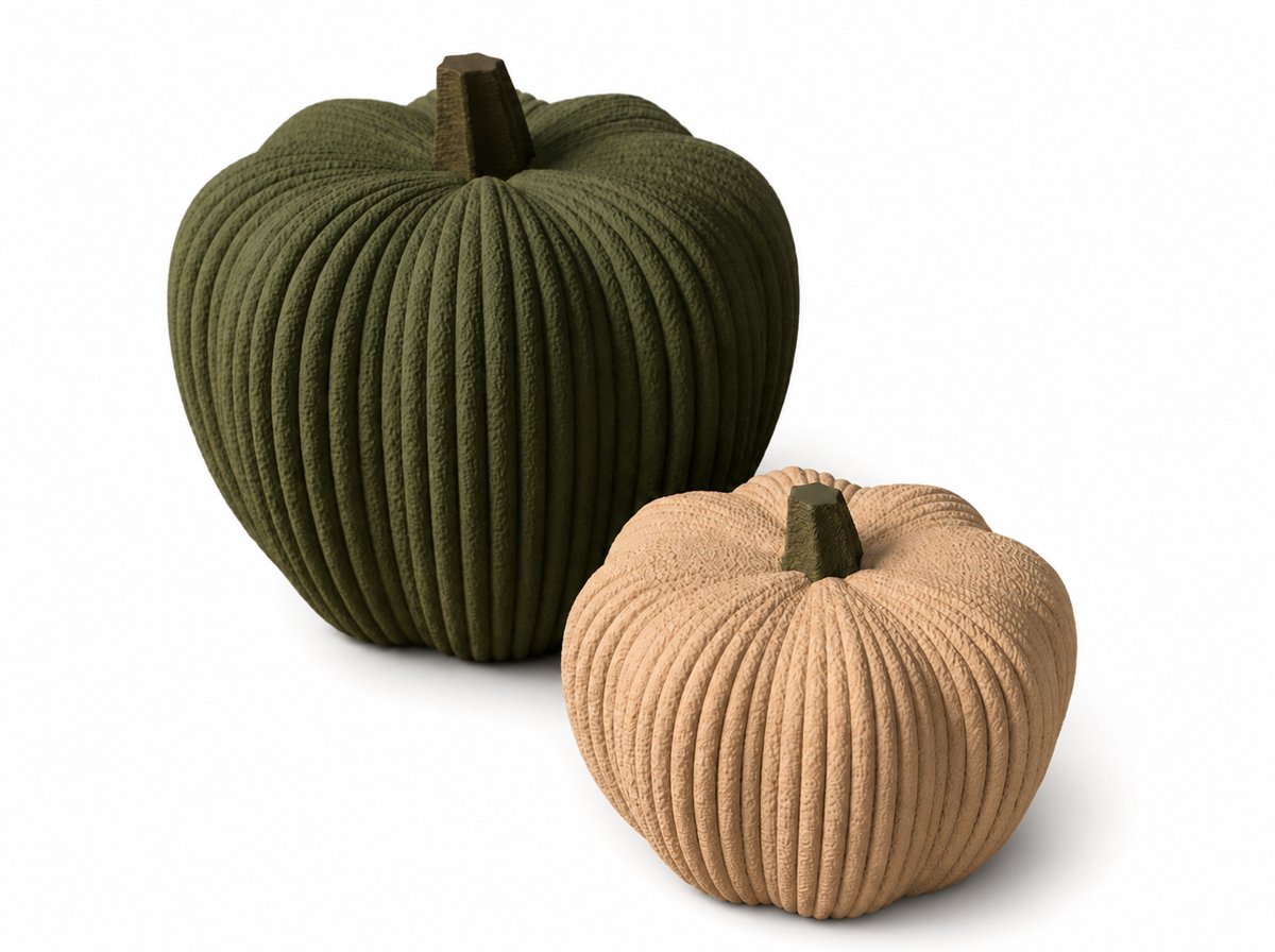 Decoratieve Pompoenen – Moderne Japandi Herfstdecoratie