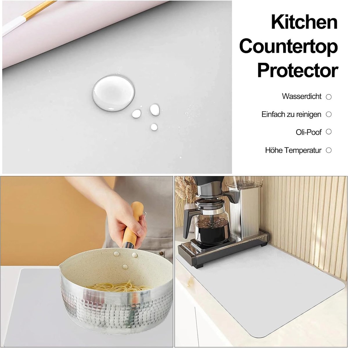 Placemats - 40 x 30 cm antislip wasbaar tafelkleed, hittebestendig plaatsmat, Geschikt voor gebruik als placemats, knutselmatten, handwerk, afwasbaar, enz