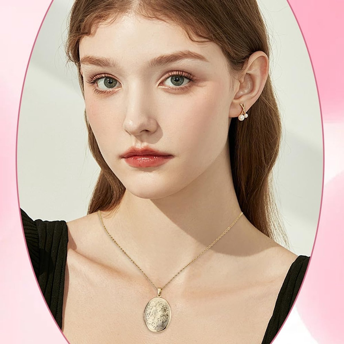 Fotolijst Charm Gouden Foto Medaillon Hangers Foto Geheugen Ketting Boeket Charm voor Vrouwen Mannen Bruiloft Sieraden Maken Kits, Metaal