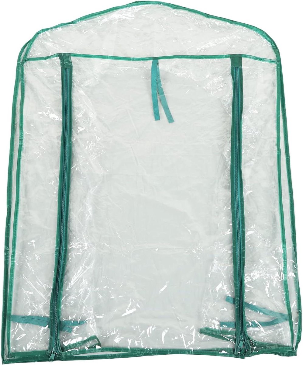 Mini Kasvervanging - Plantenkas Deksel - Planten Kweken - Oproldeur Ventilatie - 69 x 49 x 92 cm - Transparant