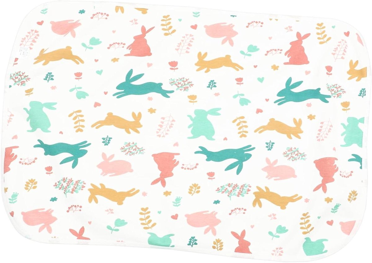 Babyverschoonmat - Luierkussen Matje - Babyverzorging - Absorberend Ademend Materiaal - 70x50cm - Gekleurd