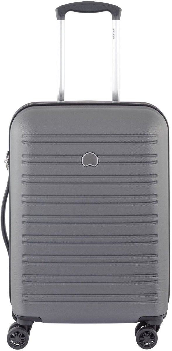 SnelShoppen - Uitschuifbare stevige business case voor cabine - 55x35x25 cm - 51 liter - Grijs - Ideaal voor zakelijk gebruik, reizen en weekendjes we