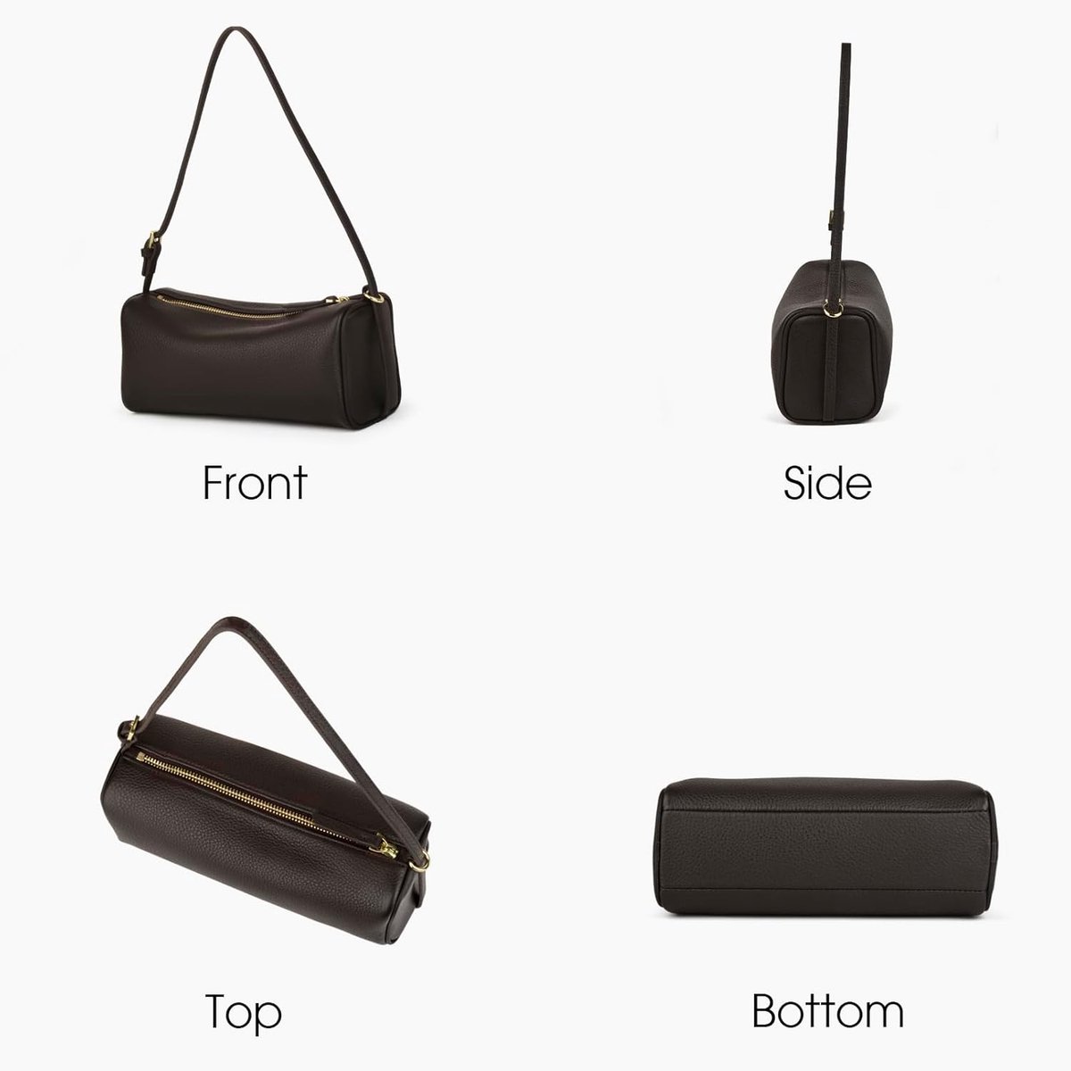 Premium volnerf lederen crossbody portemonnees voor vrouwen, lederen handtas voor vrouwen, vattas en hobo-tassen voor vrouwen met verstelbare riem, klein | dames handtassen