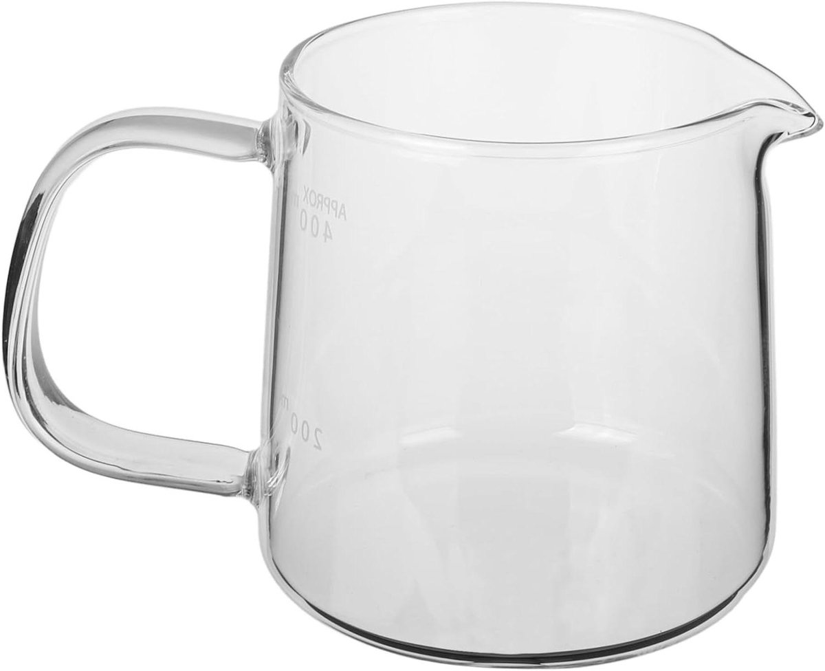 Glazen Koffiekan - Koffie Server - Koffie Delen - Handbrew Controle - 14.5 x 9 cm - Transparant