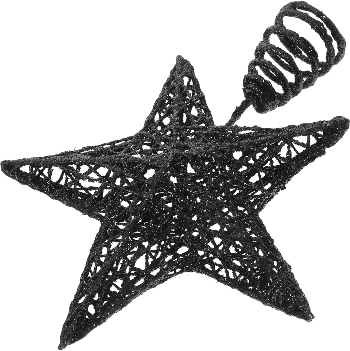 ijzeren kerstboompiek, ster, elegante dennenboomdecoratie, feestelijke boompiek voor Kerstmis, voor thuis, hotels, opvallende kerstboomversiering